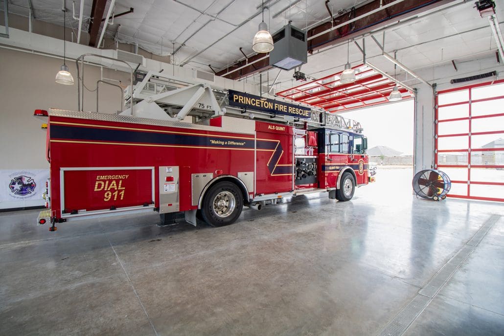 Princeton Fire Station Fire Truck