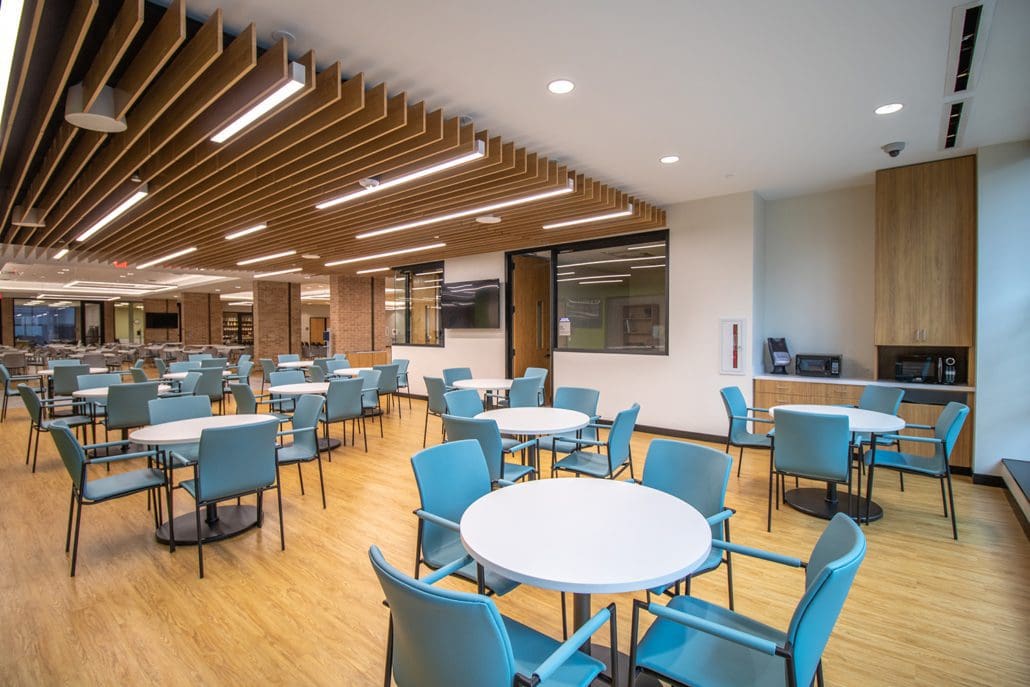 Richardson Senior Center Dining area